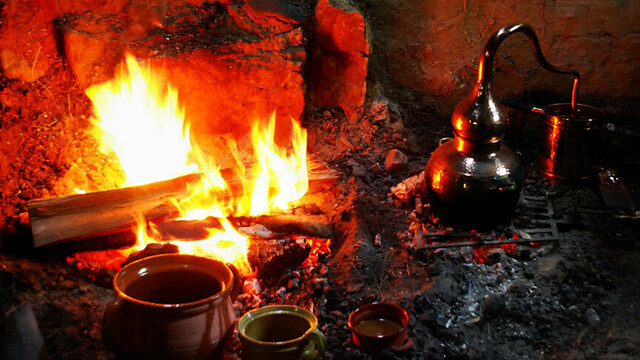 Hearth cooking village