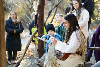 Plimoth patuxet homesite guests