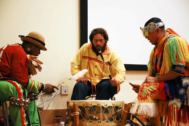 Indigenous voices series winter craft fair demonstration
