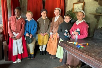 Campers pilgrims house plymouth colony