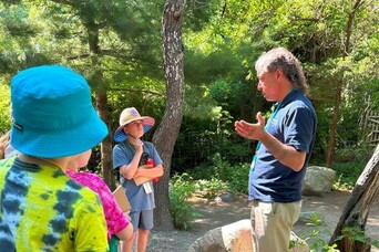 Museum educator campers