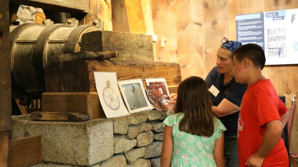 Grist mill educator guests