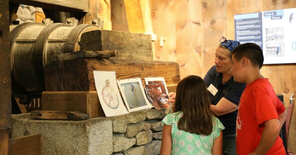 Grist mill educator guests