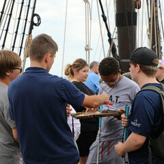 Mayflower students aboard education program