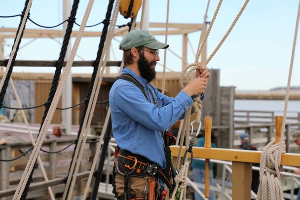 Mayflower crew rope