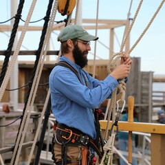 Mayflower crew rope