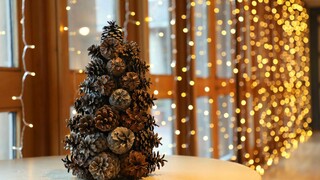 Pinecone christmas tree