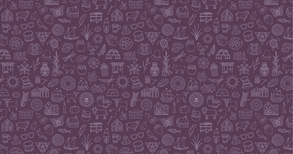 Icon header purple