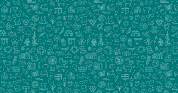 Icon header teal