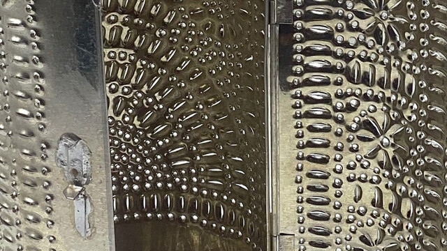 Punched tin lantern plimoth patuxet