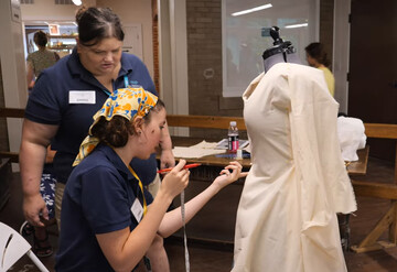 Mantua production craft center intern wardrobe