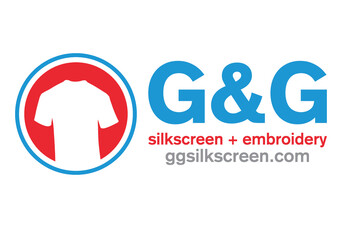 G & G silkscreen and embroidery ggsilkscreen.com logo