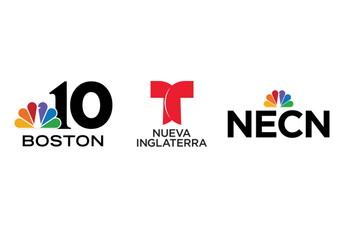 boston 10 nueva inglaterra and necn logos