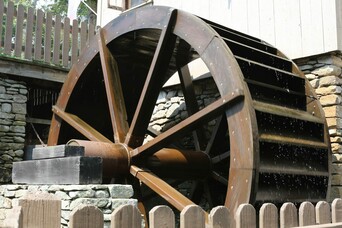 Plimoth Grist Mill Waterwheel