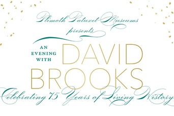 Plimoth patuxet museums presents an evening with david brooks celebrating 75 years of living history logo