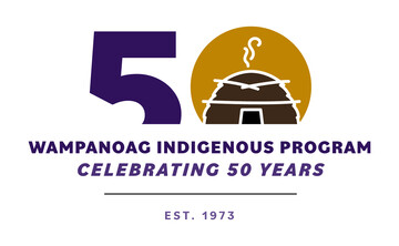 Wampanoag Indigenous Program Celebrating Fifty Years Est 1973 logo