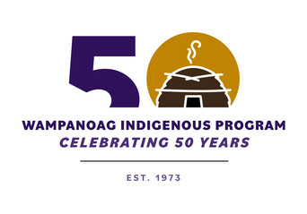 Wampanoag Indigenous Program Celebrating Fifty Years Est 1973 logo
