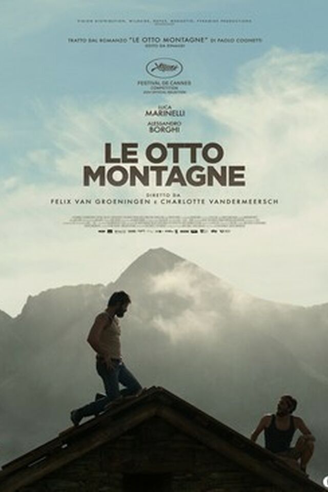 The eight mountains movie poster